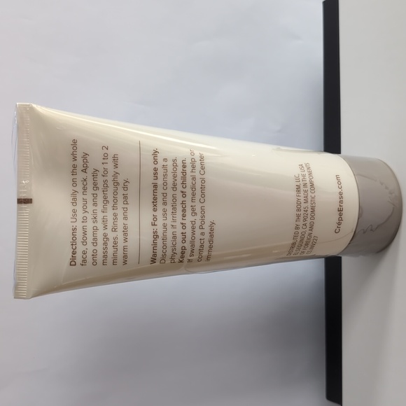 Body Firm Crepe Erase Advanced Refining Facial Scrub 6 oz Sealed - Picture 3 of 3